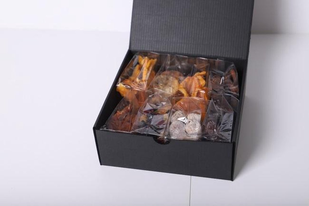 Gedroogde vruchten | Probeerbox | voedingsbox | gedroogd fruit | Proberen | 8 verschillende vruchten
