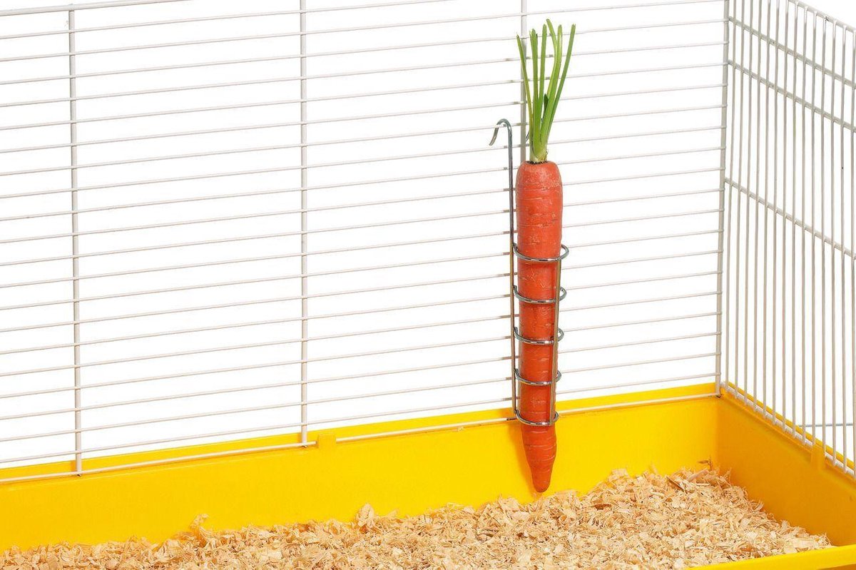 Vegetable holder 3 x 4 x 17 cm chrome plated