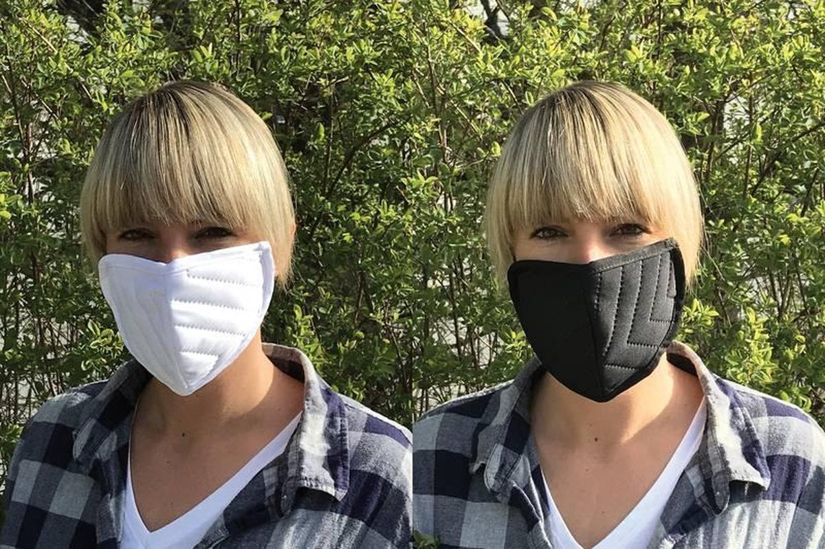 Stofmasker mondkapje 3-laags zwart