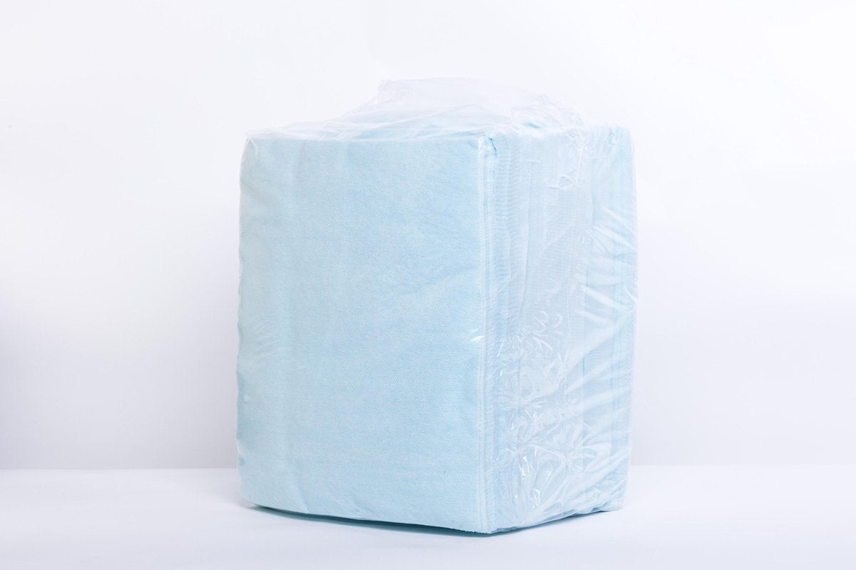 Schoonmaak doeken blauw extra absorberend - pak 300 doeken