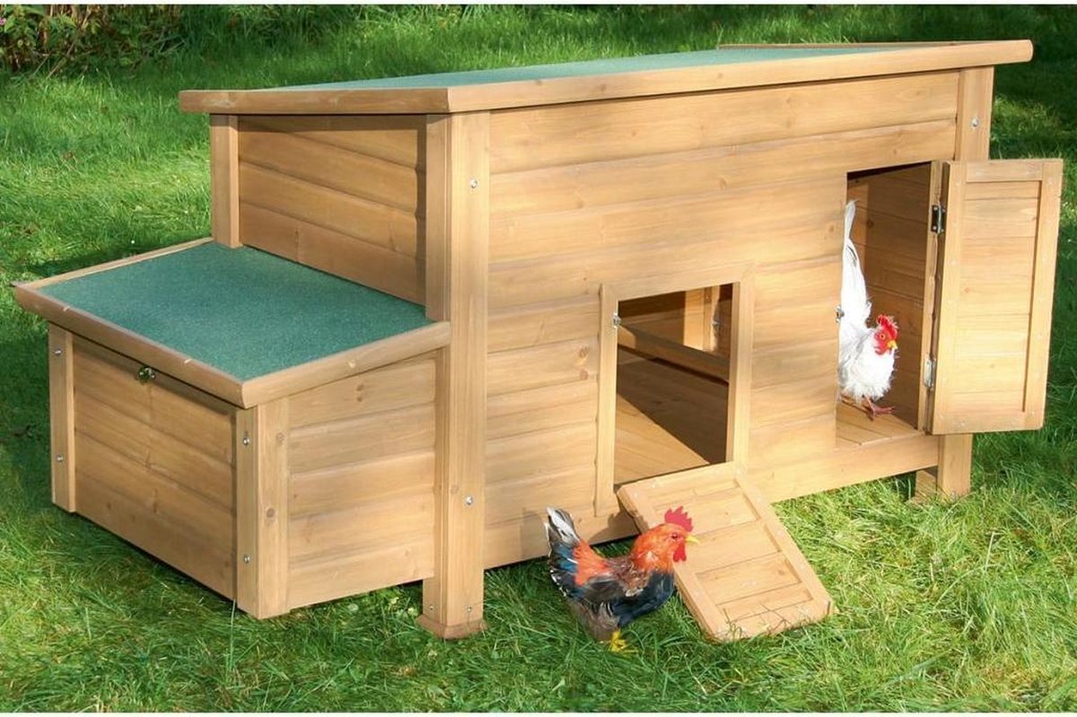 Kerbl Florentina Kippenhok - Bruin - 146 x 74 x 80 cm