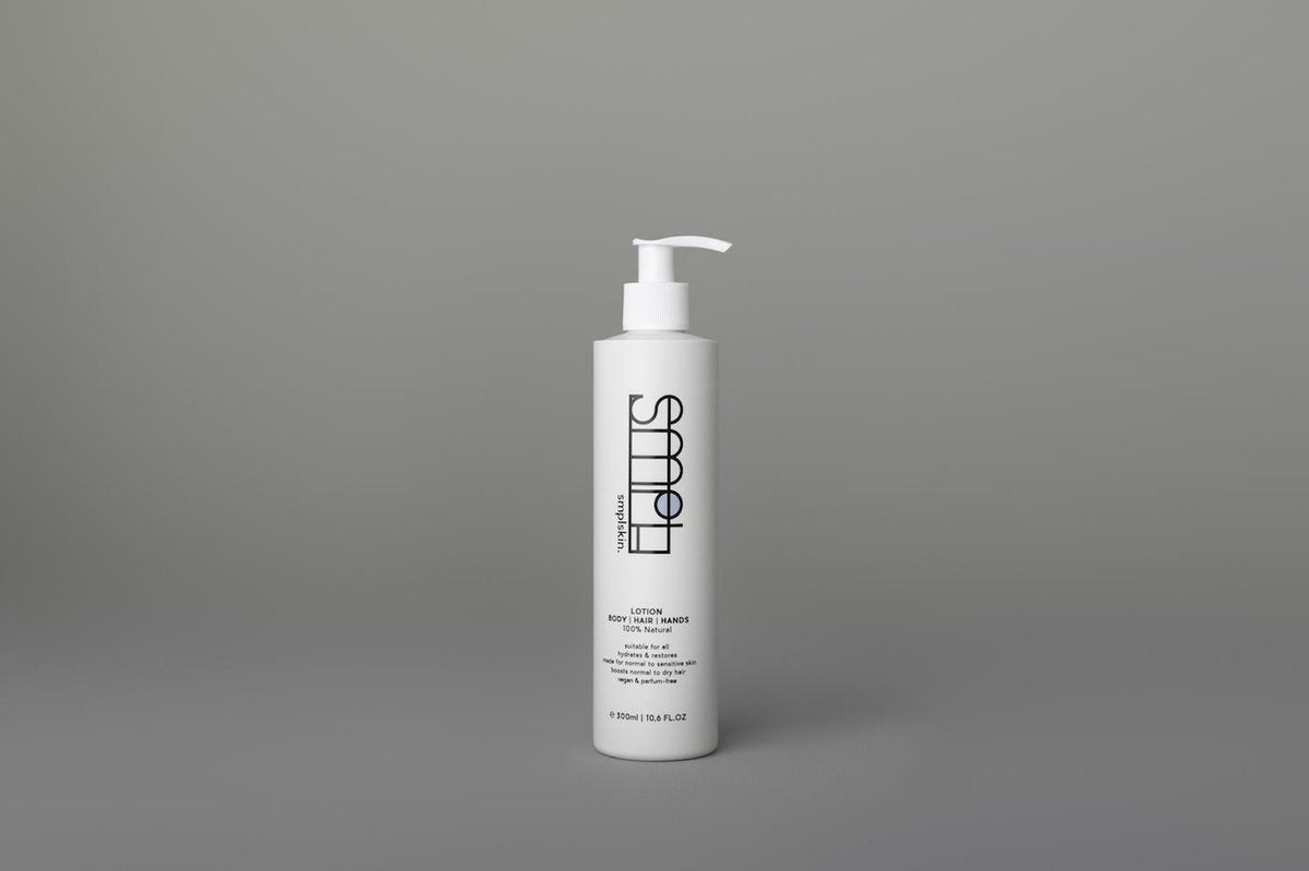 SMPL Natuurlijke Bodylotion - Vegan - Multifunctioneel - Hand & Bodylotion - Haarlotion - 300ml