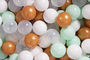 Foam Speelset met ballenbak Grijs incl 100 ballen: Goud
