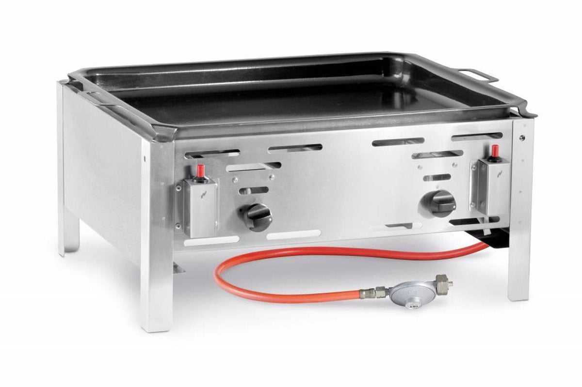 Hendi Bake Master Maxi Gasbarbecue met Bakplaat