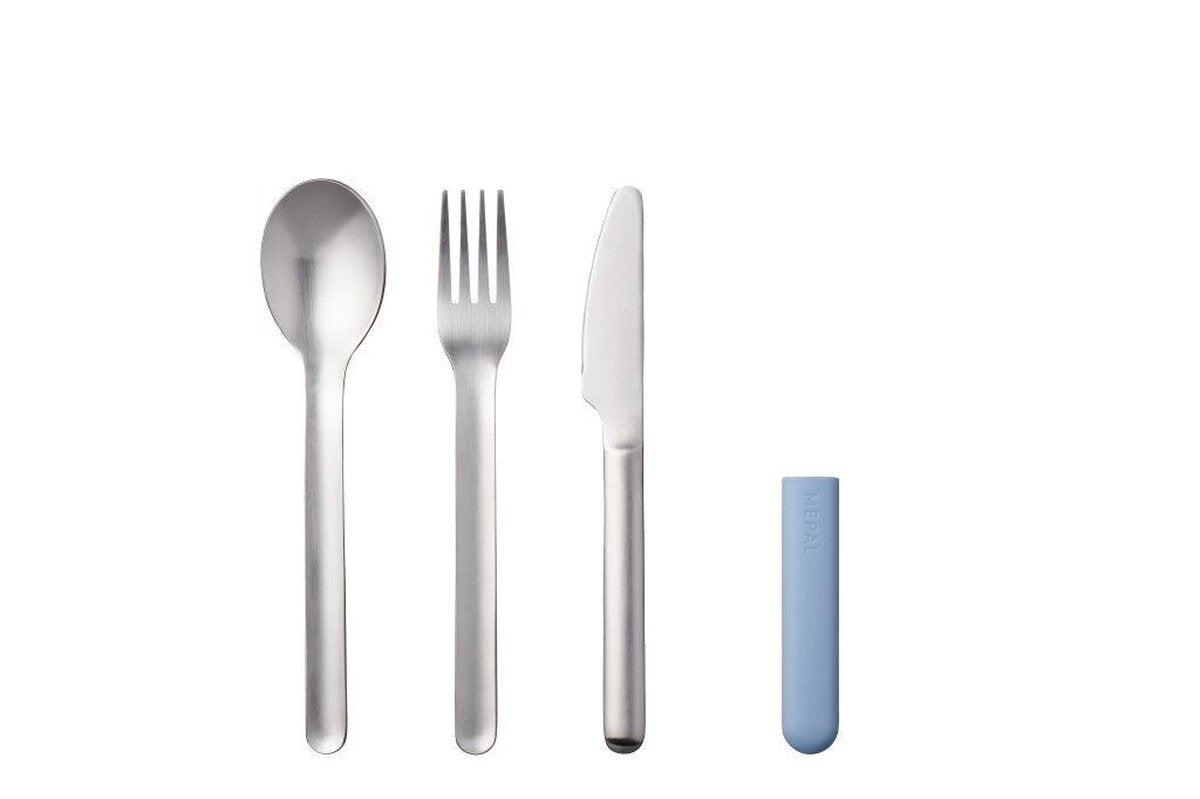 MEPAL - Bloom - Bestekset 3-dlg Nordic Blue