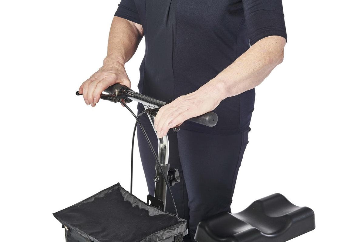 Knie Loopfiets Ergonomisch Met Handremmen Zwart
