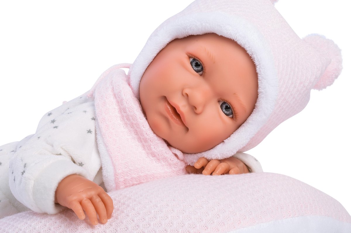 Llorens babypop 42 cm met geluid kleding en speen