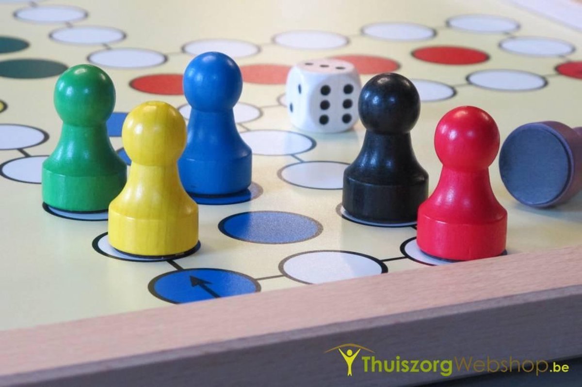 Adhome Ludo spel XL 50 x 50 cm  - magnetisch