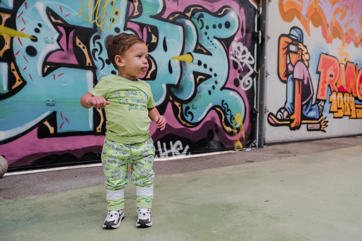 4President jongens joggingbroek Ingo LB Green