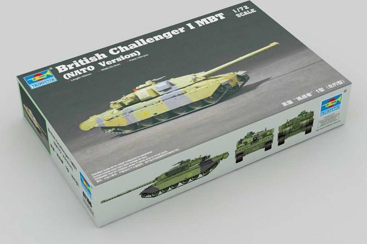 Military British Challenger I MBT Nato Version