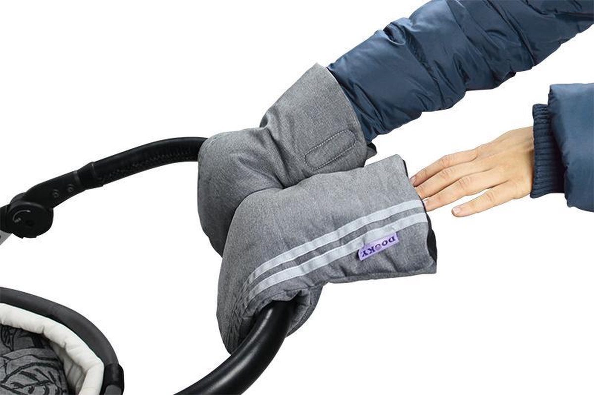 Dooky Mittens Handschoenen voor kinderwagen & buggy Grey