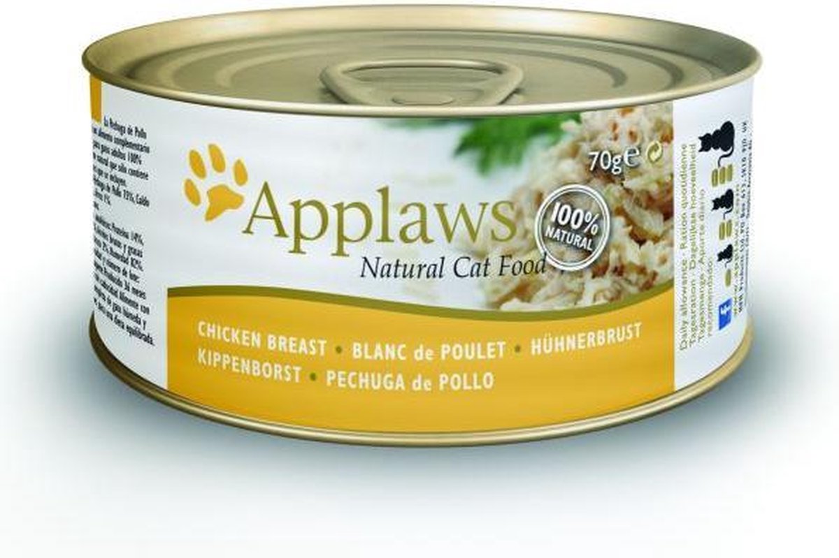 Applaws adult vis kippenborst - 70  gr