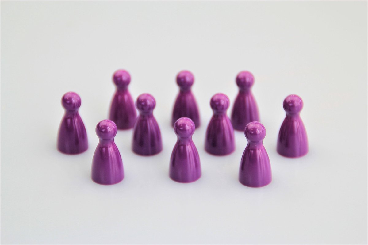 Pionnen - Paars - 100 stuks