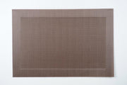 Rasteli Placemat Bruin L 45 cm 30 cm Voordeelset van 4 stuks