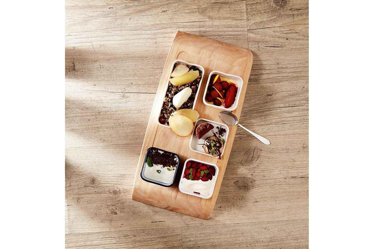 Arcoroc Mekkano houten snackplank 40 cm