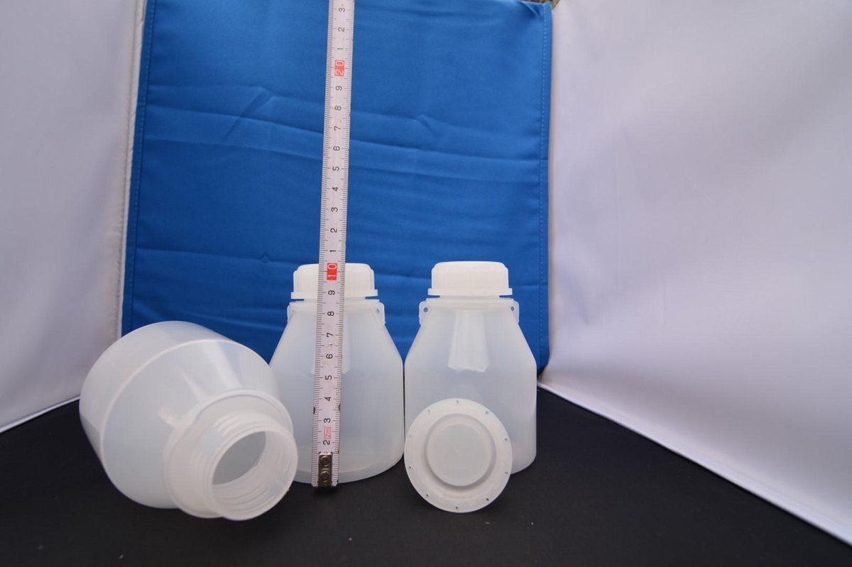 Boiliemans Plastic Dip Pot 250 ml 50 stuks Plus doppen plastic pot leeg potje 250ml leeg