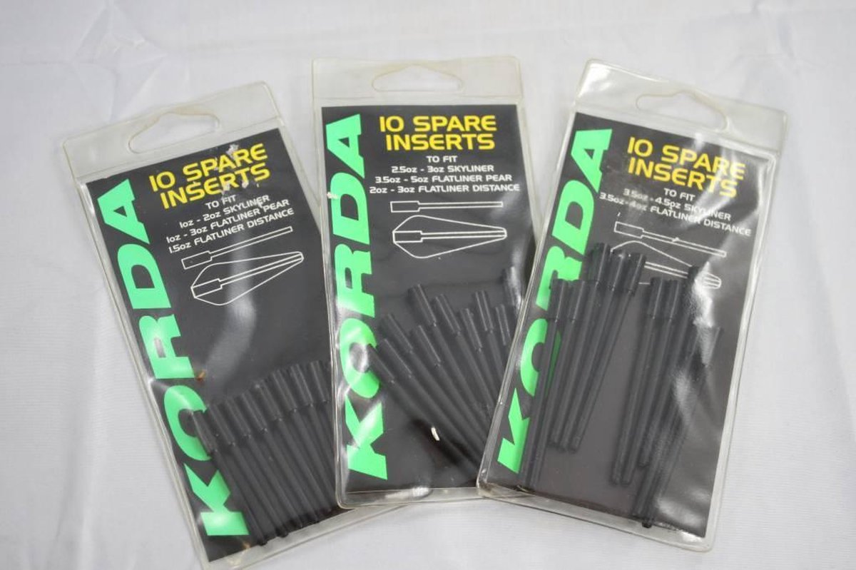 Korda 10 spare inserts | 2