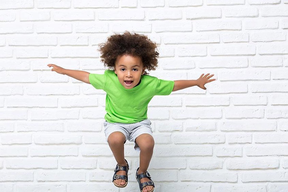 JHK Baby t-shirtjes in lime maat 0 jaar - set van 5 stuks