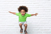 JHK Baby t-shirtjes in lime maat 0 jaar - set van 5 stuks