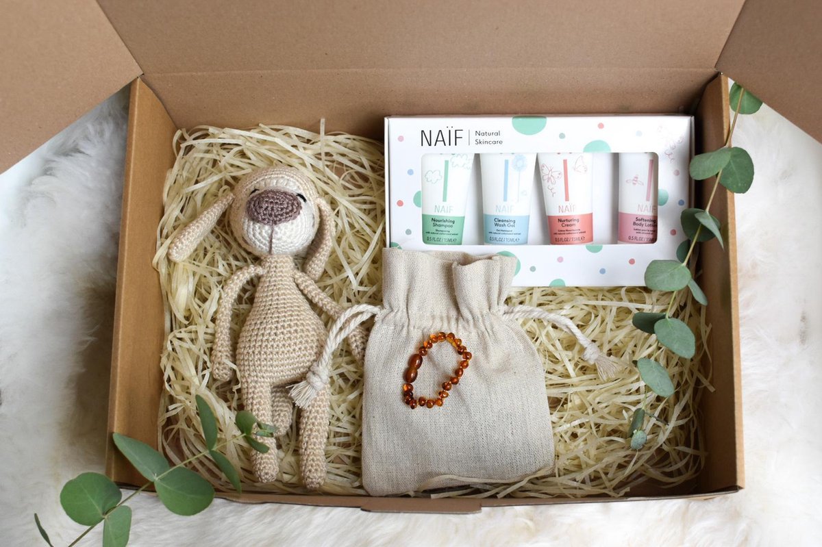 Life Fashion - Giftbox Baby - Neutraal - Babygeschenkset - Babygeschenk - Kraamcadeau - Cadeau Baby - Geboorte
