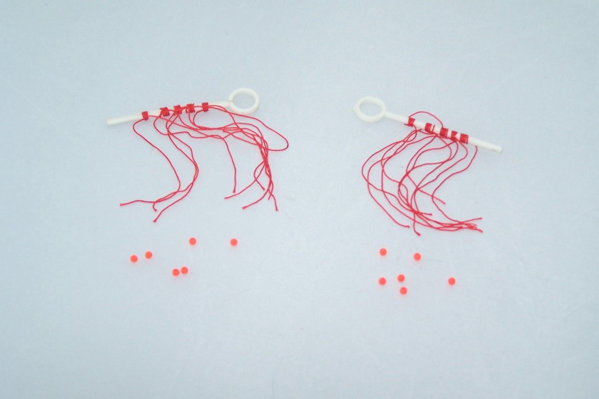 Draadstuitjes op "key"  M