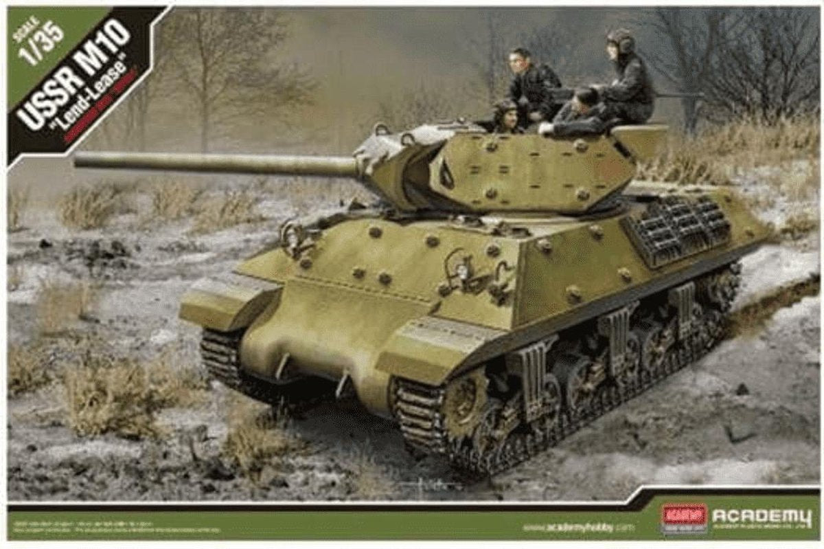 1:35 Academy 13521 1/35 USSR M10 "Lend-Lease" Plastic kit
