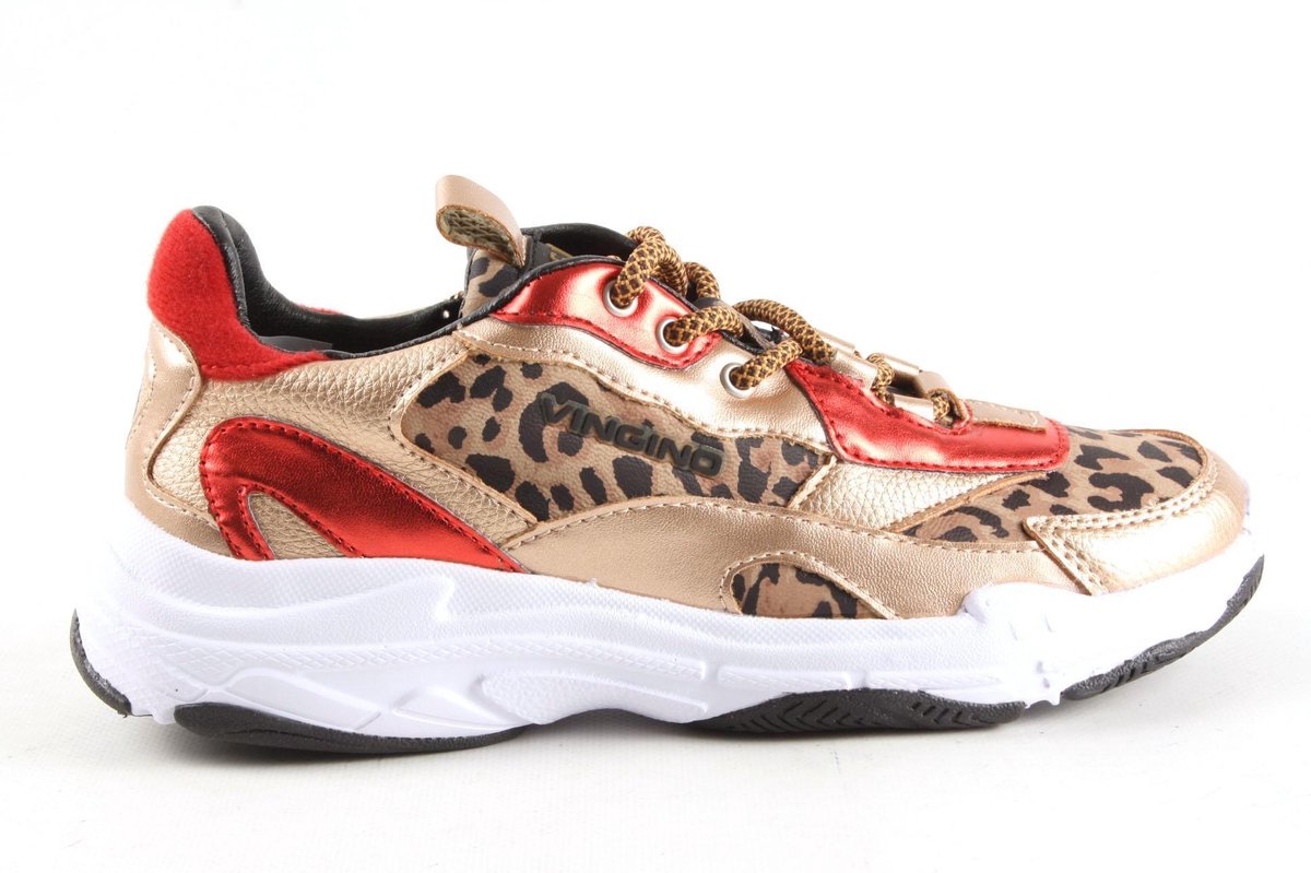 Meisjes Veterschoenen Vingino Vincia Vg40-1002-05 Bruin - Maat 37