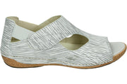 Waldläufer Dames Sandaal 342004-140-149 Offwhite/Silver - Heliett Wijdte H - Maat 5