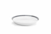 Salt&Pepper Stripes diep bord - 23 cm - grijs - 6 stuks