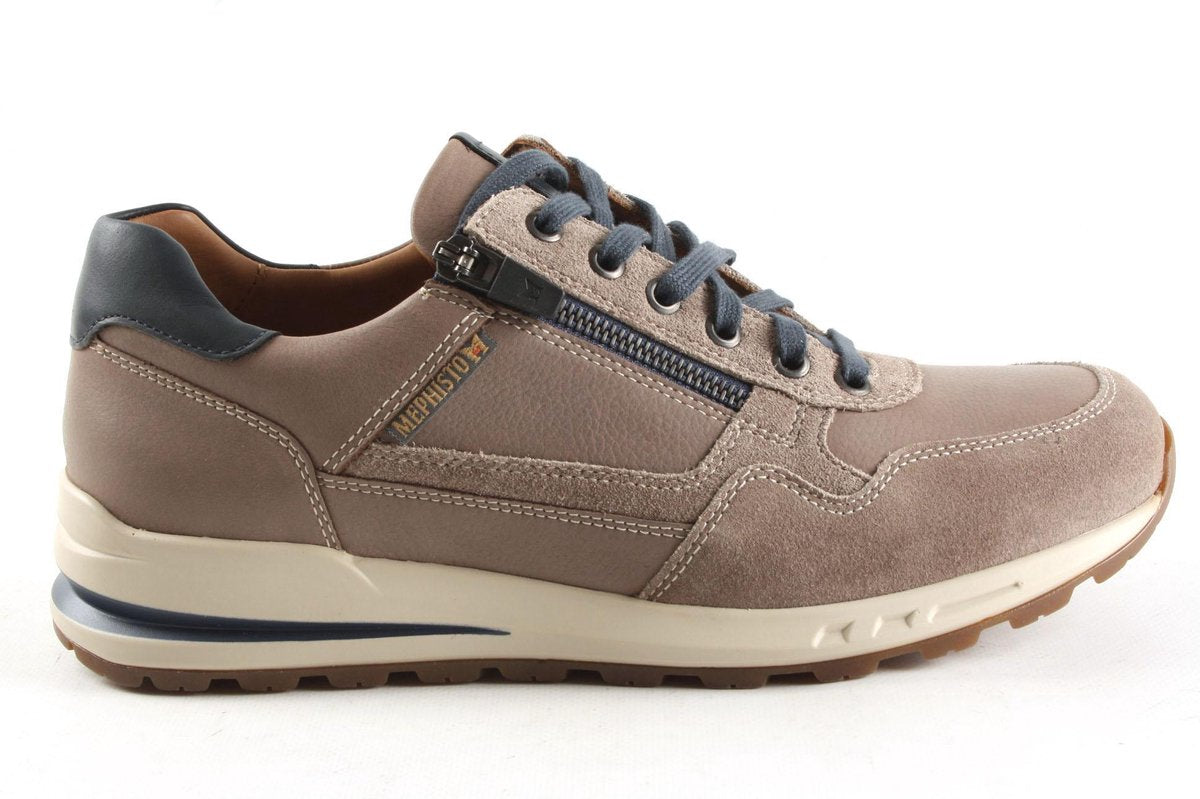 Mephisto Bradley Velsport Taupe Veterschoenen Heren 41