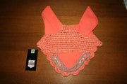 Horze oornet Melrose - peach / zalm - pony