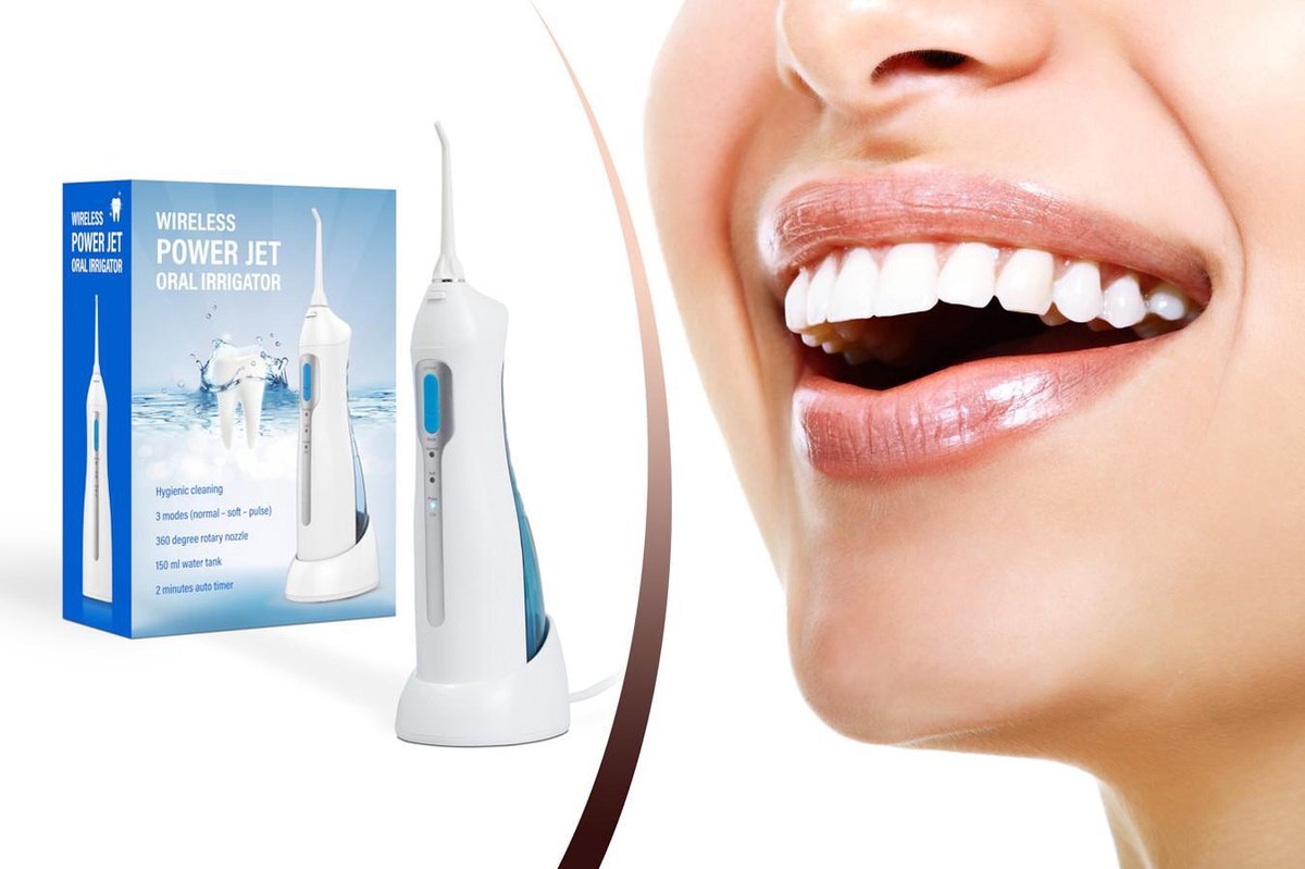 MyCare+ Elektrische Waterflosser - 150 ml Watertank - 3 Standen: normaal