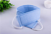 SkinCleanAndCo -Loofah baddoek - Loofa -  Lichaamsborstel - Badspons - 8*68 cm- Blauw