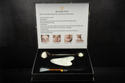Bellezzastyle: Jade Stones + Gua sha stone + mask brush