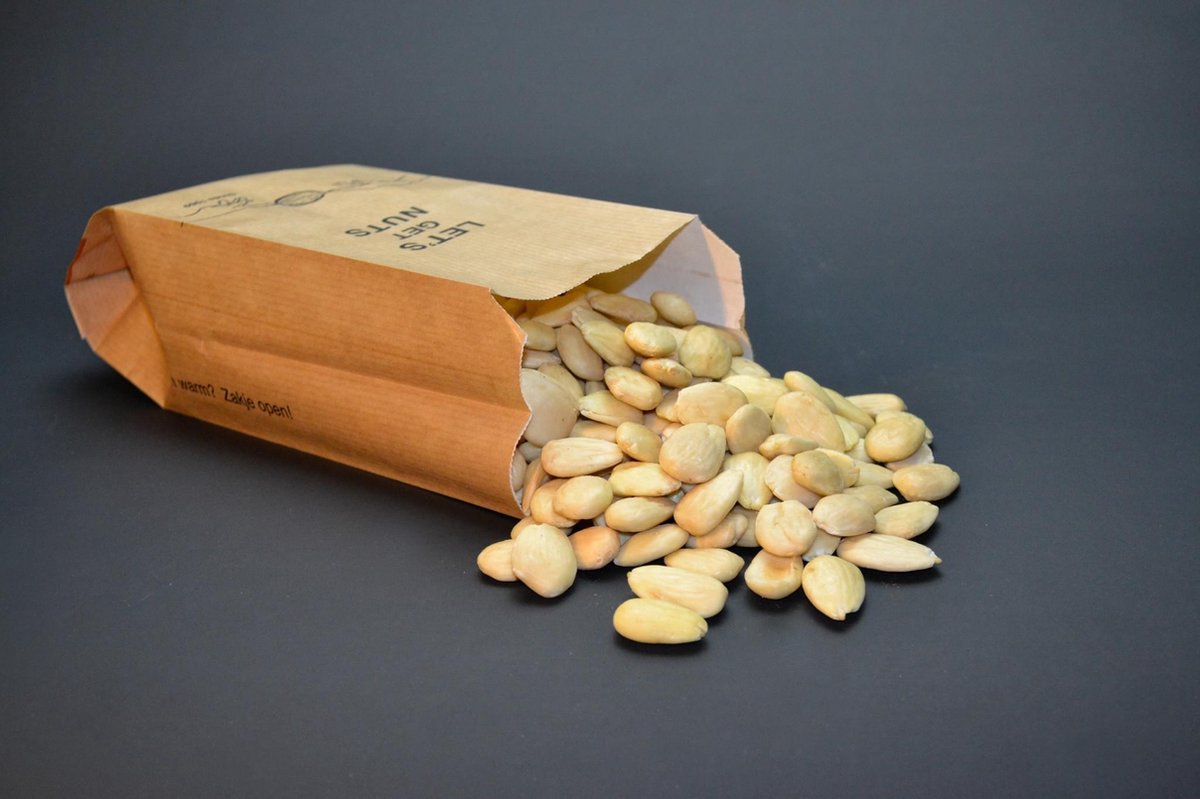 Amandelen| Wit | Noten | 500 gram | Raw