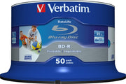 BD-R SL Datalife 25GB 6x Wide Inkjet Printable 50 Pack Spindle