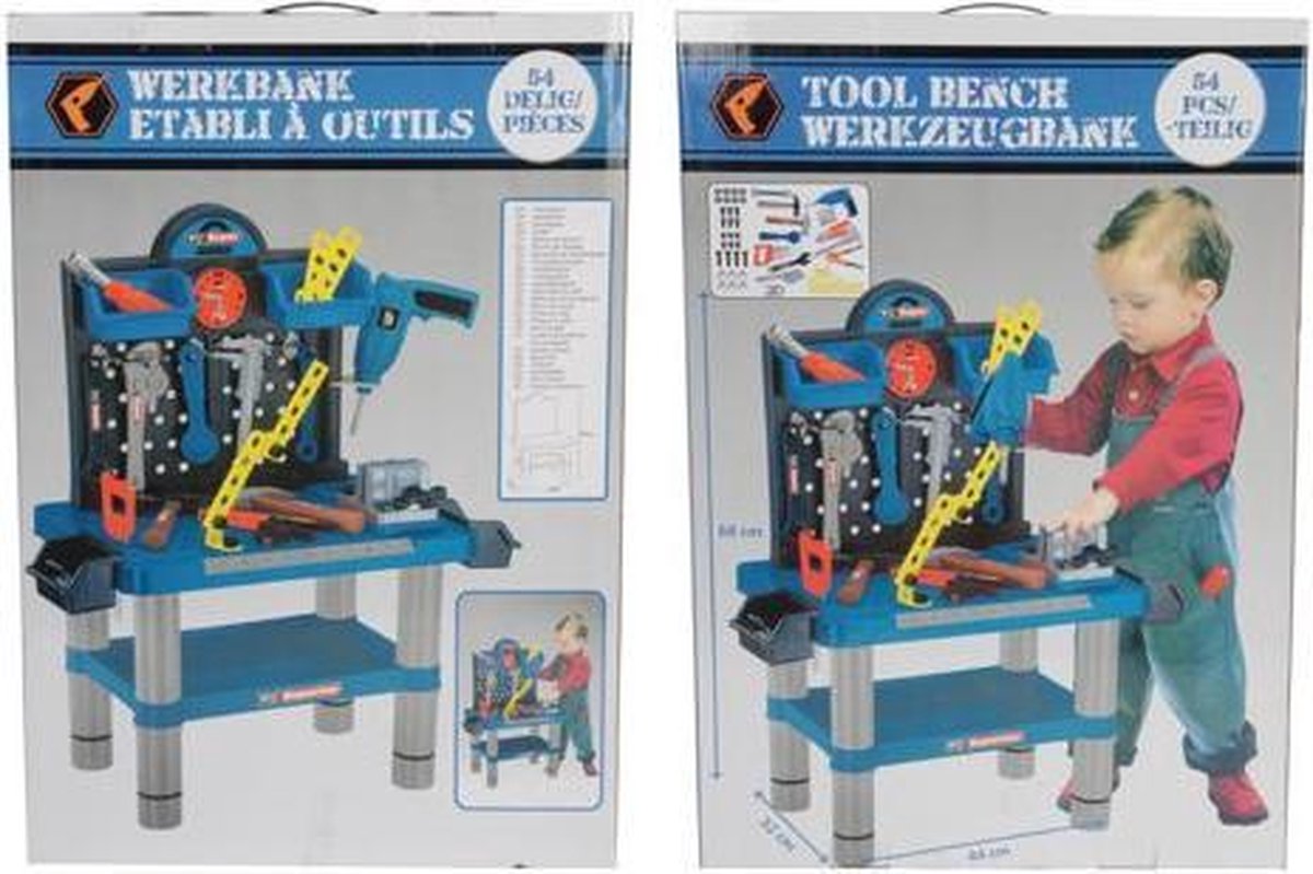 54-delige Kinder WerkbankEddy Toys