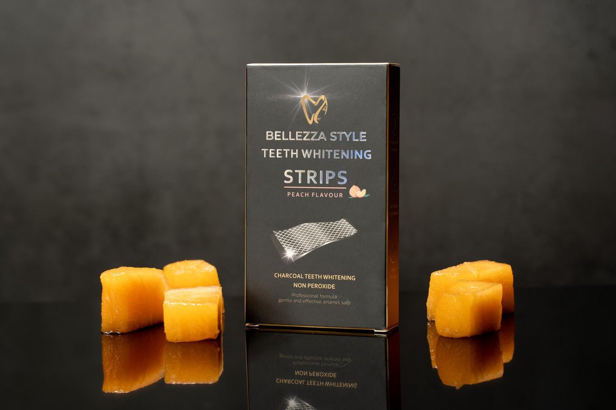 Bellezzastyle: Tandenbleek Strips - Peach Flavour 14Days