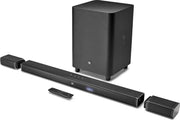 JBL Bar 5.1 - Soundbar met draadloze subwoofer en afneembare speakers - Zwart