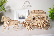 Ugears Houten Modelbouw - Postkoets
