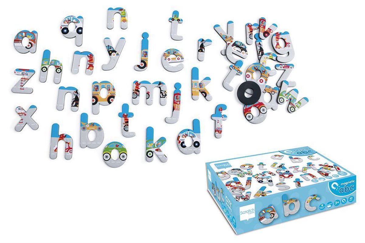 Scratch Play&Learn: Magneten Abc / City
