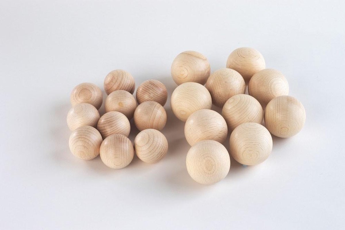 Houten Ballen 50 mm - Set van 10