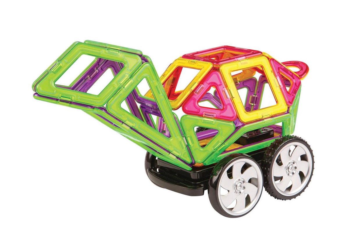Maformers Zoo Racing Set - 55 Onderdelen - Magnetische Bouwset