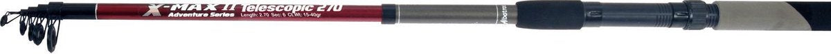 X-Max Telescopic - 270 cm - 15 - 40 gram - 6 delen