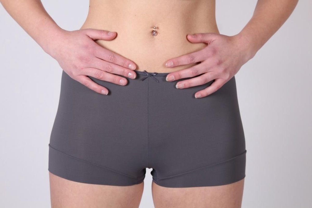 Avet boxershort dames  - Maat S - Grijs