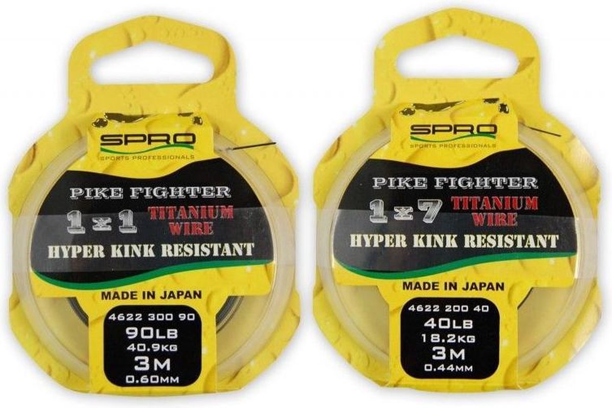4622 200 60 Spro Titanium Wire 60LB | stalen onderlijn
