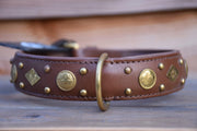 ROYAL TOUGH BROWN HALSBAND 55 CM X 40 MM