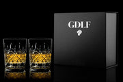 Handgemaakte Kristallen Whisky glazen Royal in Giftbox by GDLF