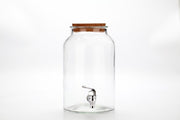 Drankdispenser - Rond - Met kurkdop & tapkraantje - 5.6L
