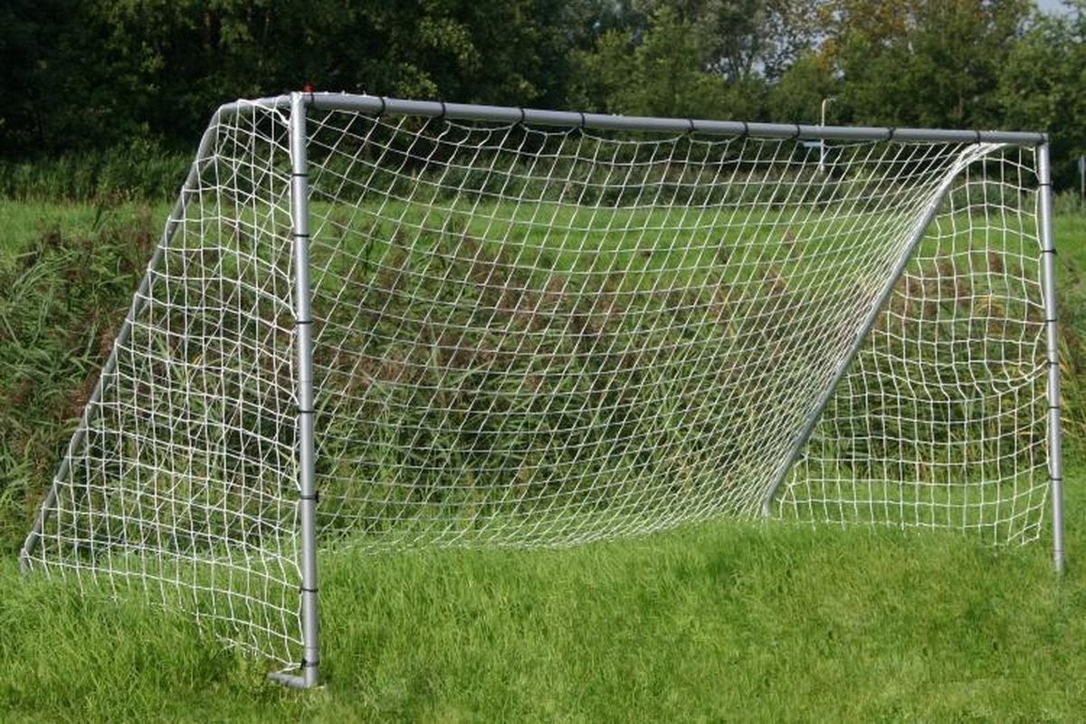 Stalen voetbaldoel goal 450 x 200 x 180cm voetbalgoal
